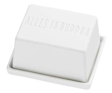 POESIE ET TABLE Breakfast Butterdose 1/4 &quot;Alles in Buddha&quot;
