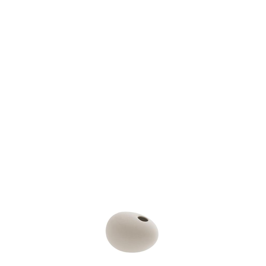 Vase Levide eiförmig beige