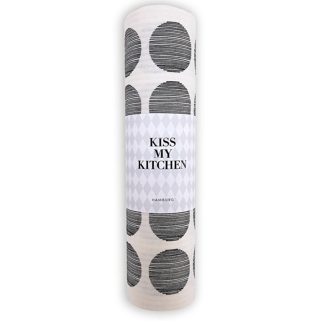 Schwammtuch-Küchenrolle &quot;Dots white black&quot;