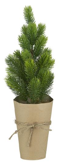 Fichte unecht mit Papiertopf