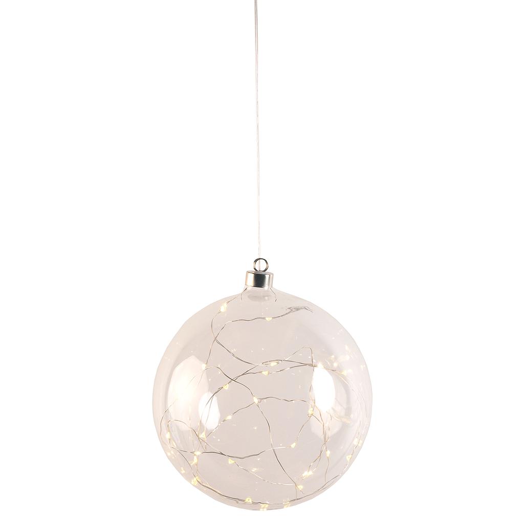 WEIHNACHTSZAUBER Lichtkugel LED klar XXL