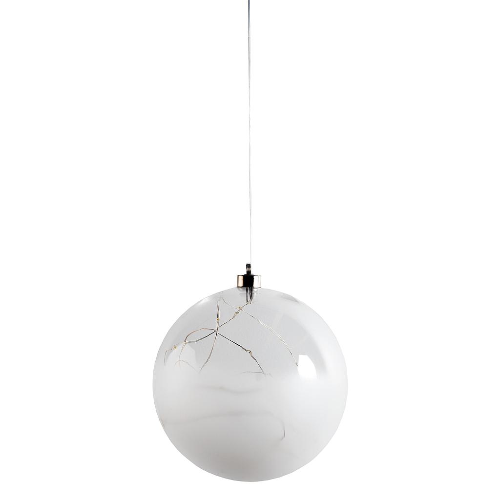WEIHNACHTSZAUBER Lichtkugel LED gefrostet XXL