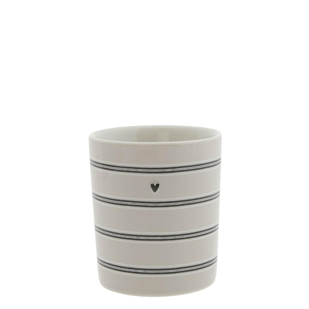 Becher titane/ black stripes