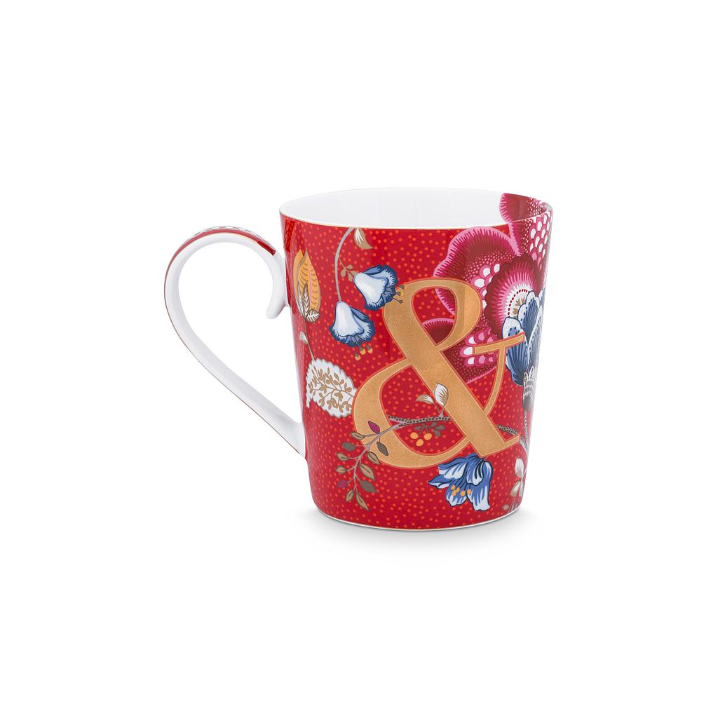 Tasse Alphabet Floral Fantasy red &amp;