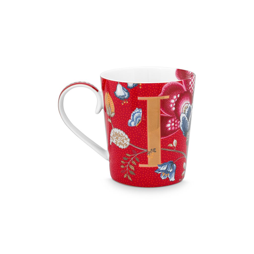 Tasse Alphabet Blushing Birds red I