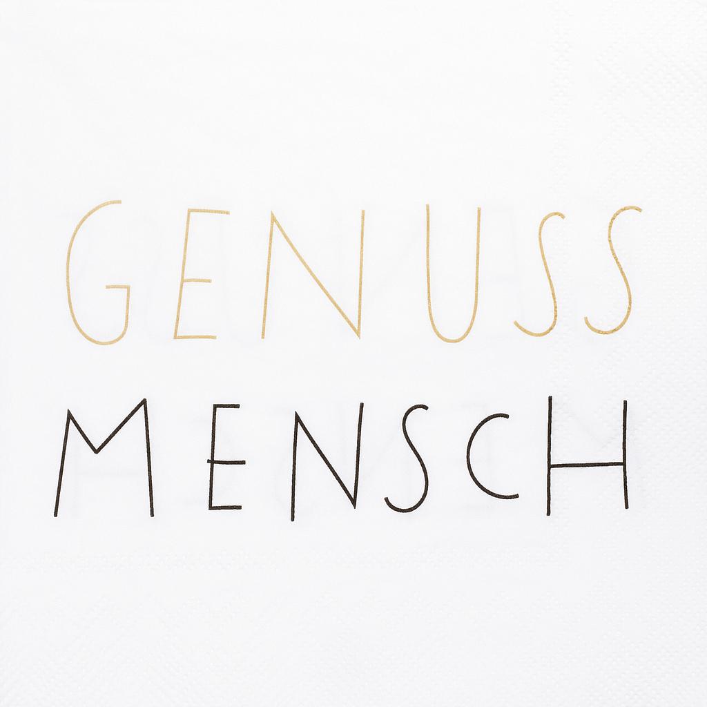 DINING Serviette Genussmensch