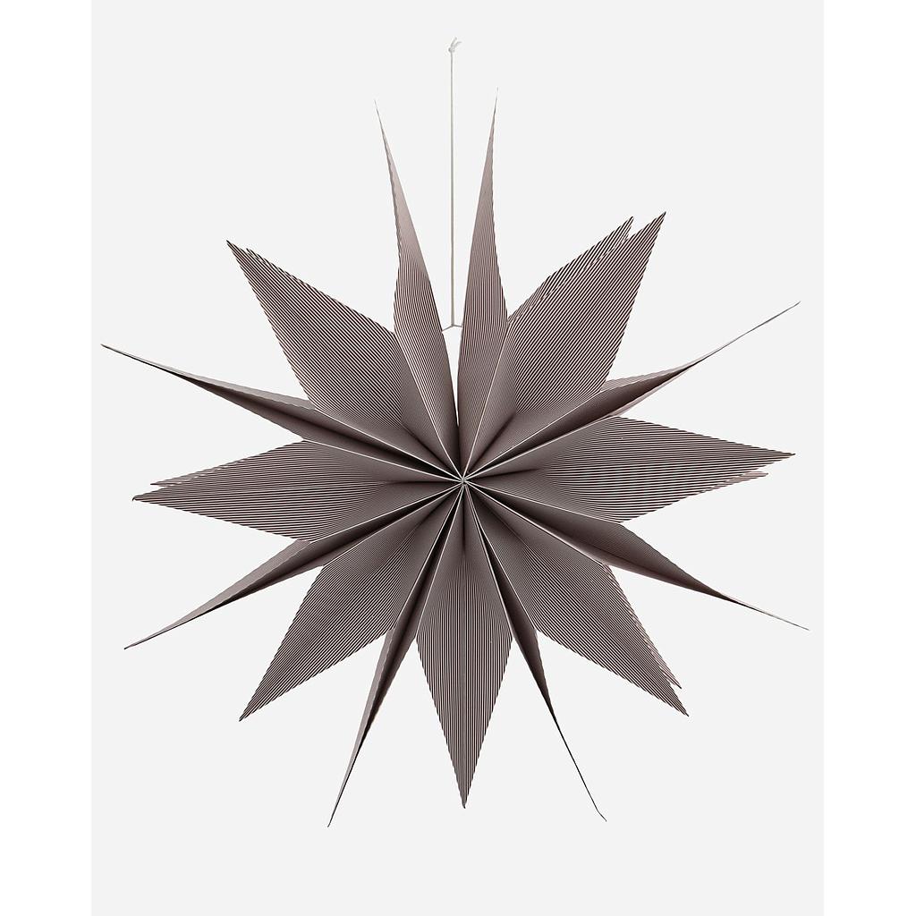 Papierstern Capella red/white