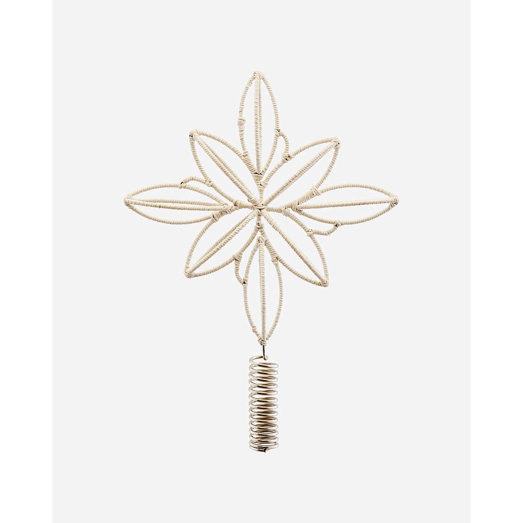 Christbaumstern Soft beige