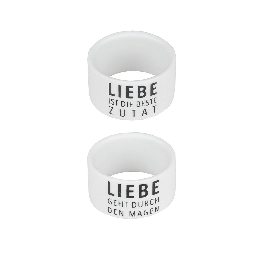 Serviettenring 2er Set Liebe