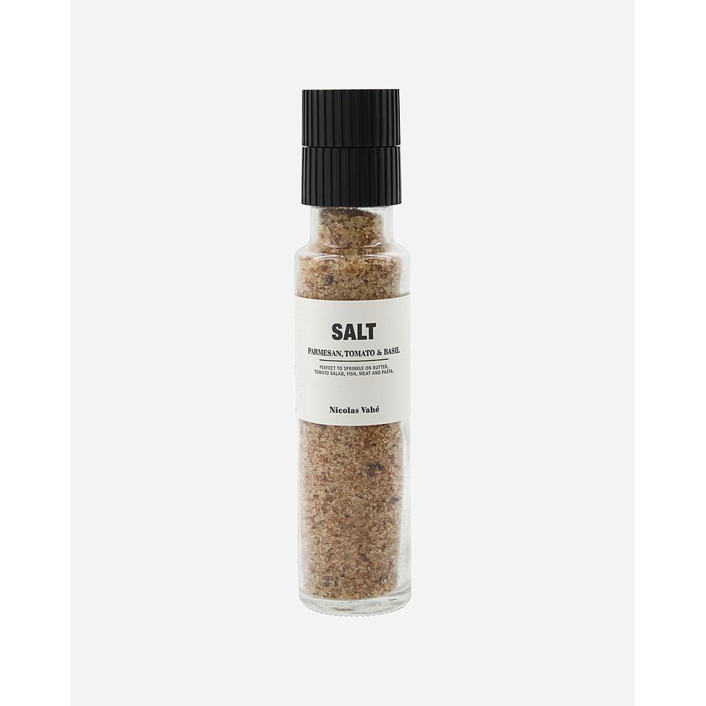 Salz mit Parmesan , Tomate &amp;  Basilikum
