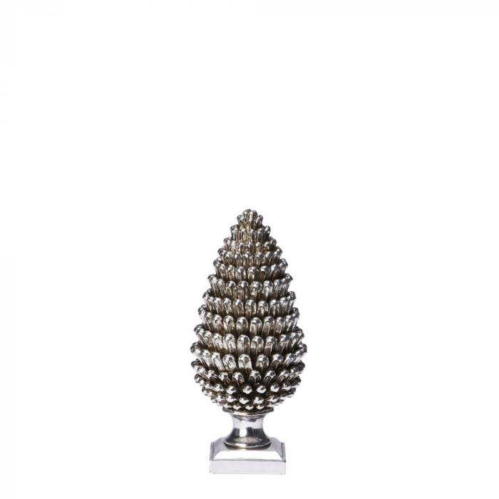 Dekobaum Serafina pine cone silber