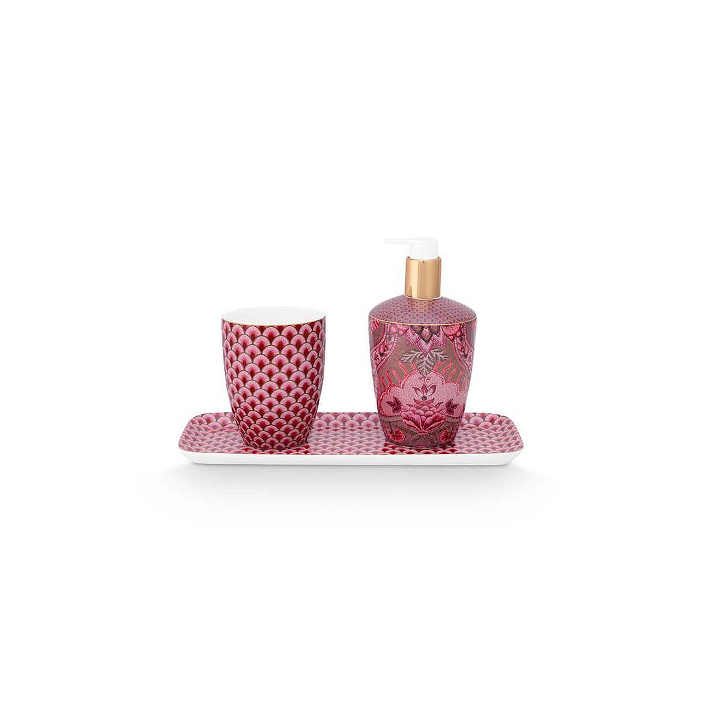 Badezimmeraccessoires Kyoto pink