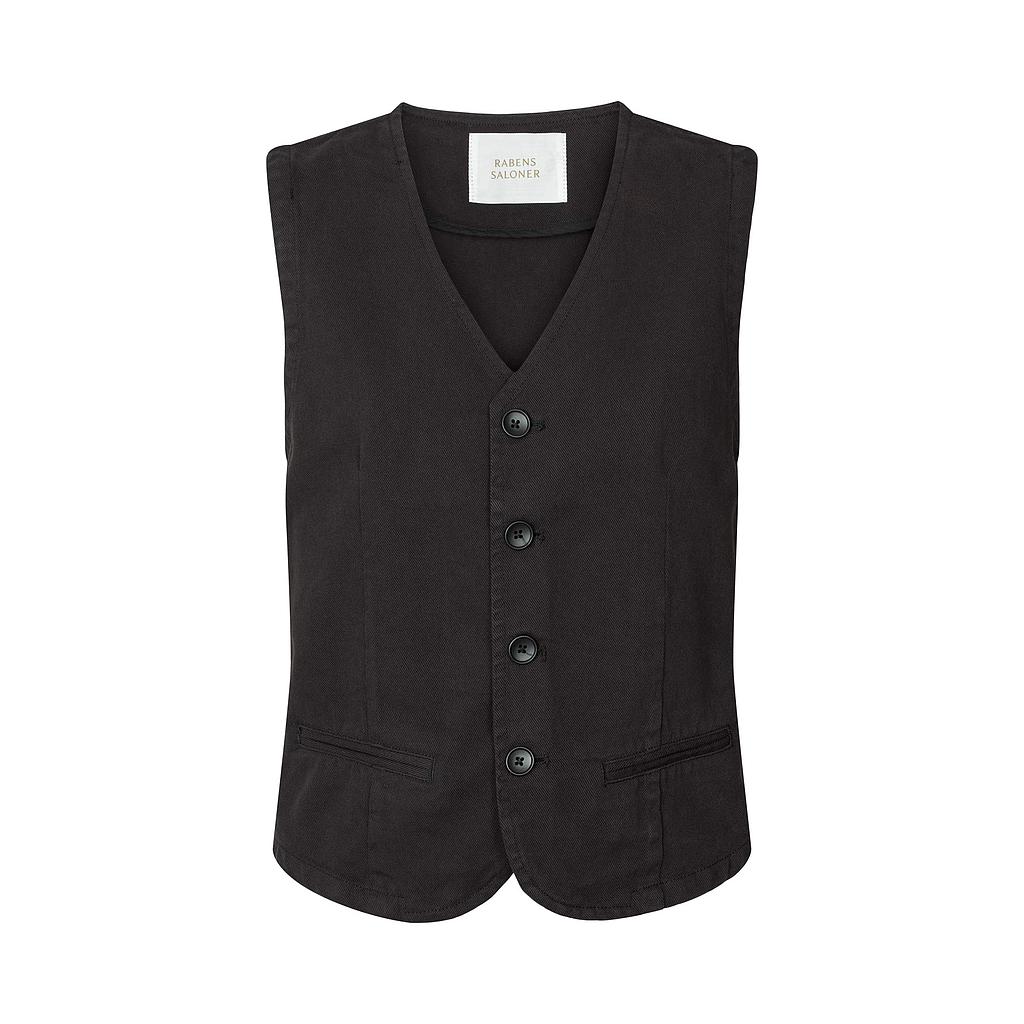 Gilet Banu Canvas Caviar black