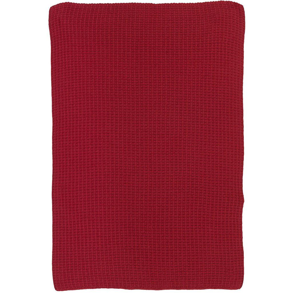 Küchenhandtuch rot gestrickt