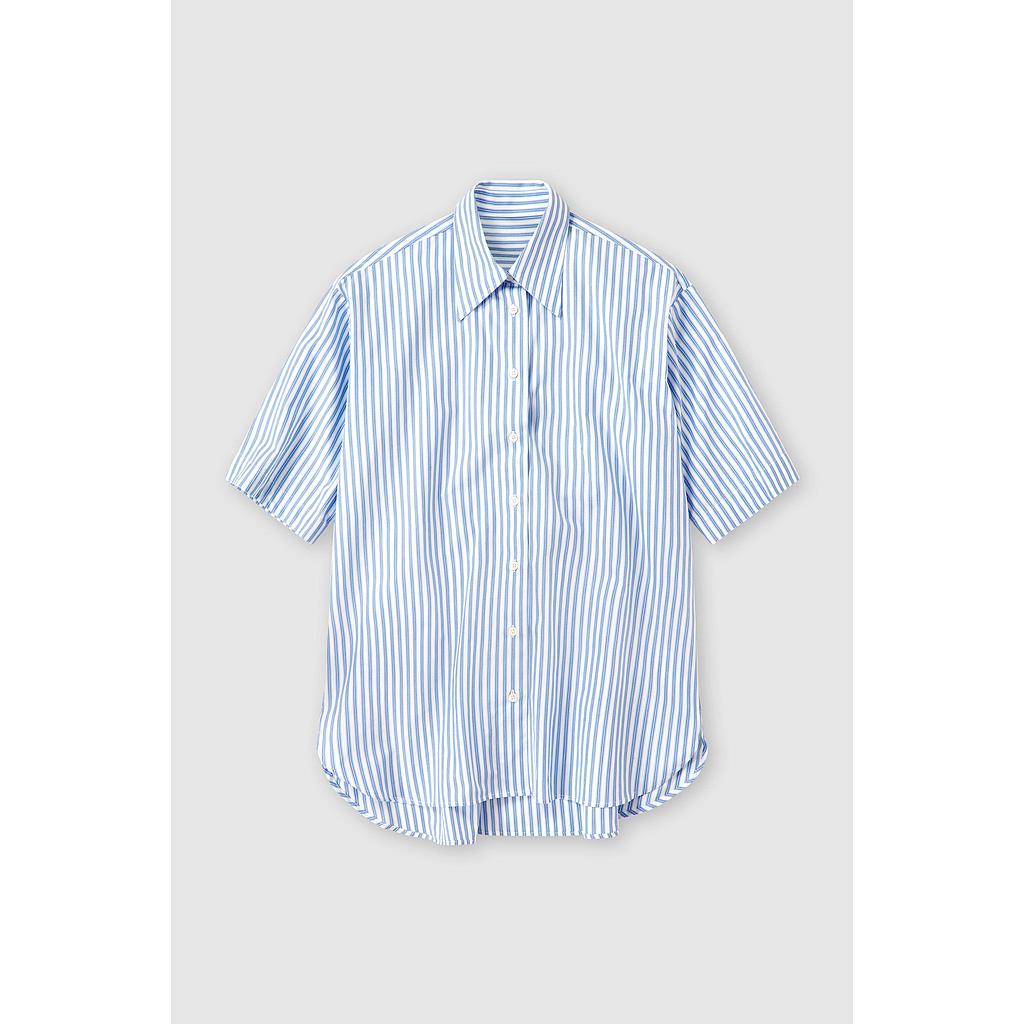 Hemd Popeline kurzarm blue horizon