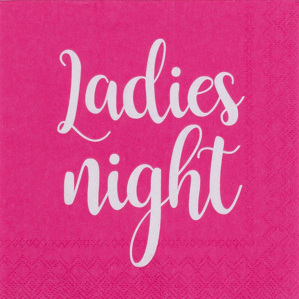 Cocktailserviette Ladies Night