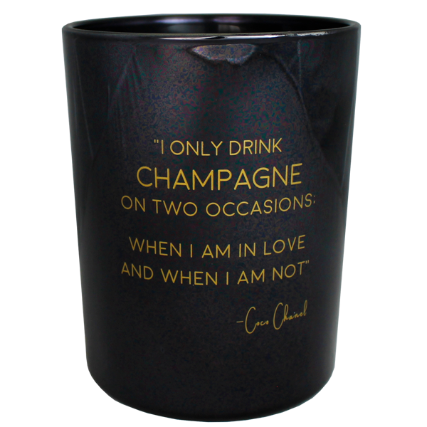 Duftkerze &quot;I only drink Chamagne&quot; Warm Cashmere