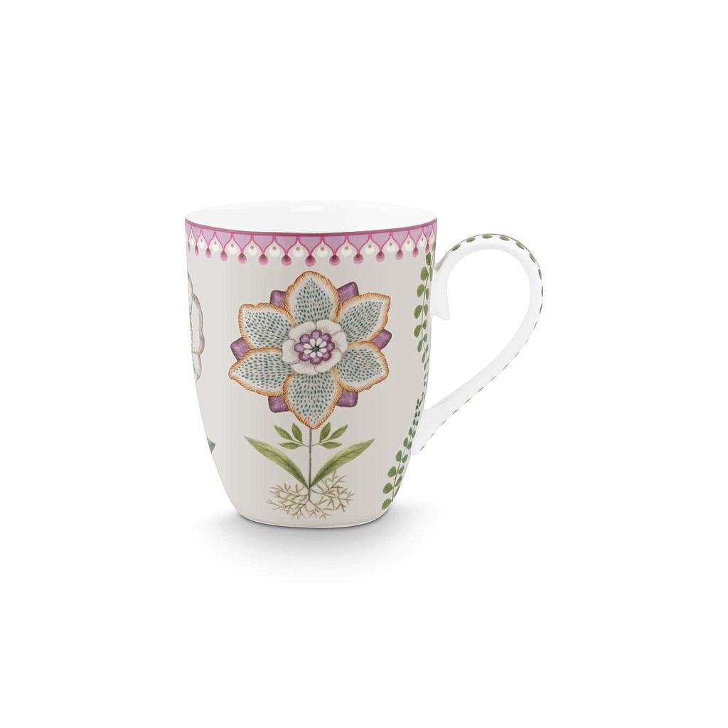 Becher Lily &amp; Lotus Off White
