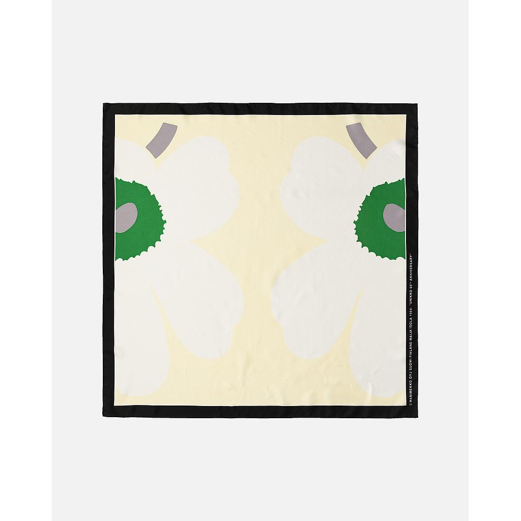 Seidentuch LAUHTUA Heijastus Unikko beige/green/offwhite