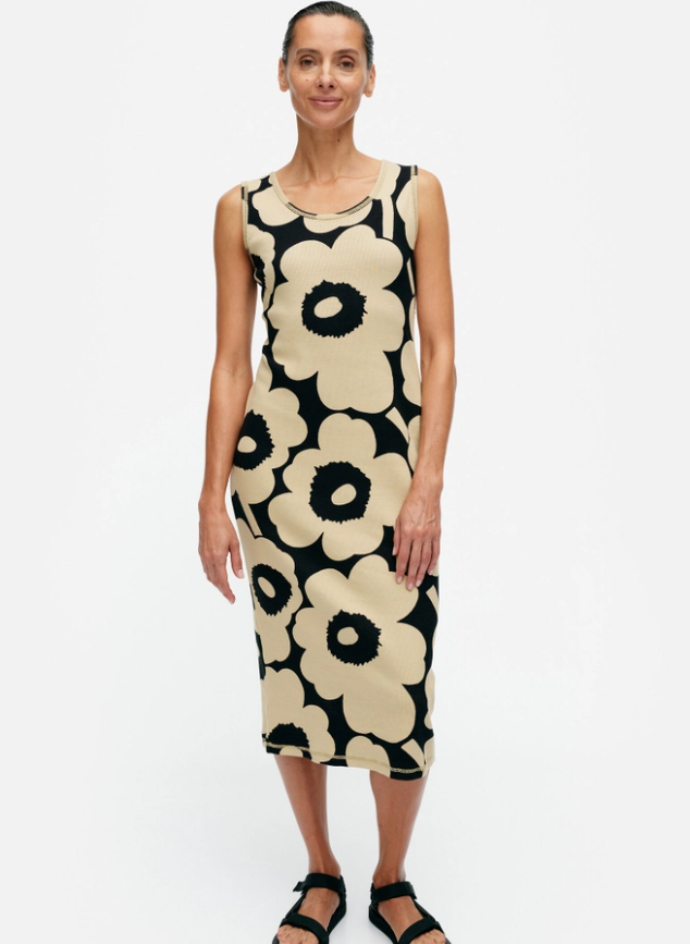Kleid SIMPUKKA Unikko beige/ black