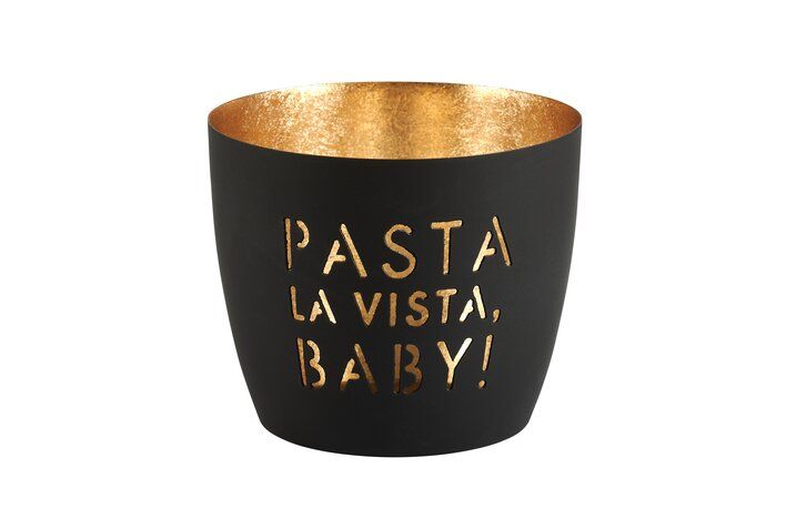 Windlicht Madras M Pasta la vista Baby!