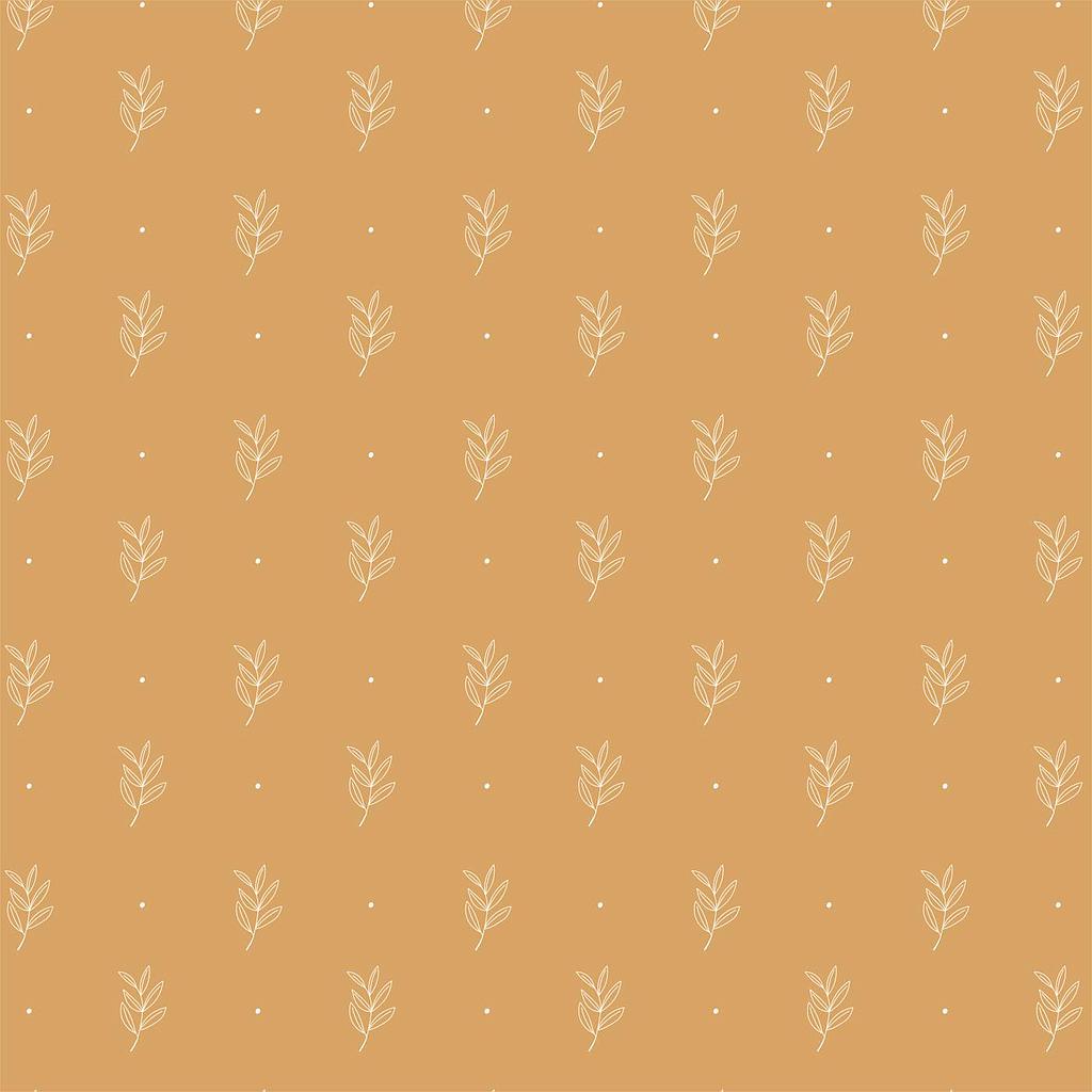 Servietten Blattmuster mustard