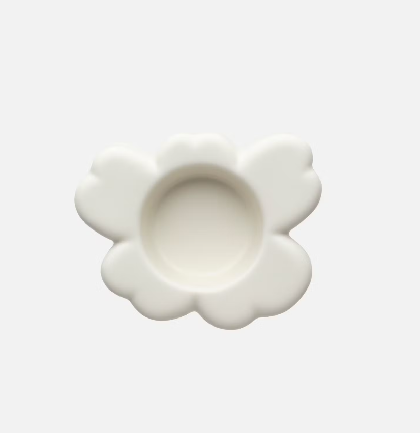 Teelichthalter Unikko matte white