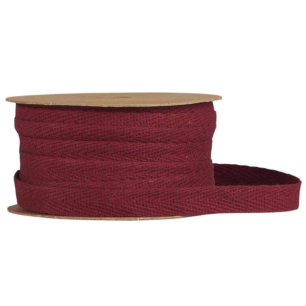 Baumwollband 5m bordeaux