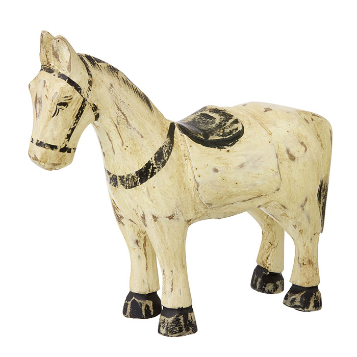 Deko Pferd White