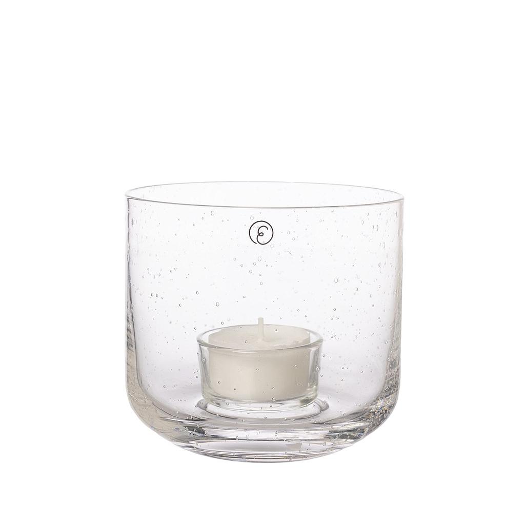 Kerzenhalter aus Glas niedrig