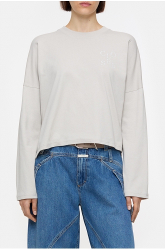 Shirt langarm soft grey