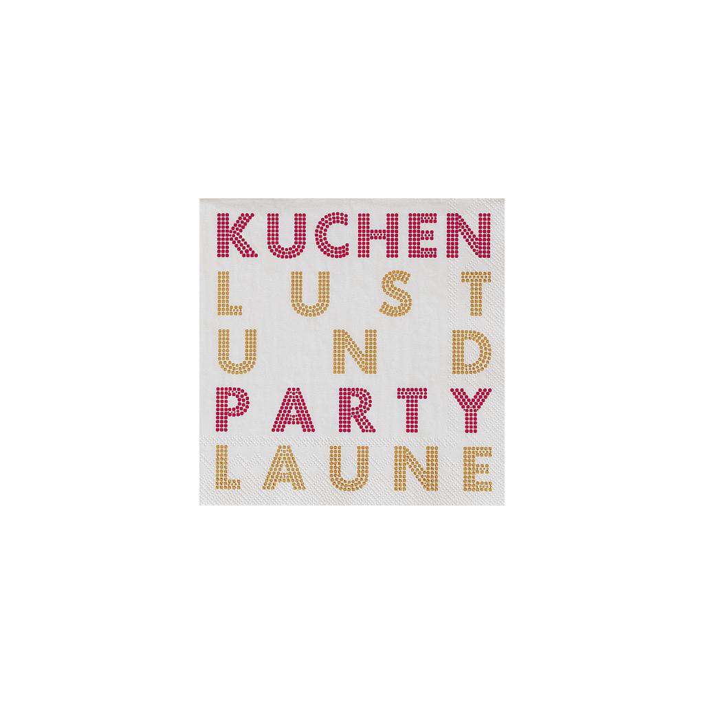Cocktailserviette Kuchenparty