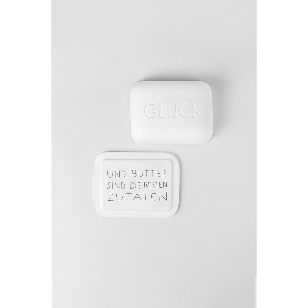 Butterdose Glück