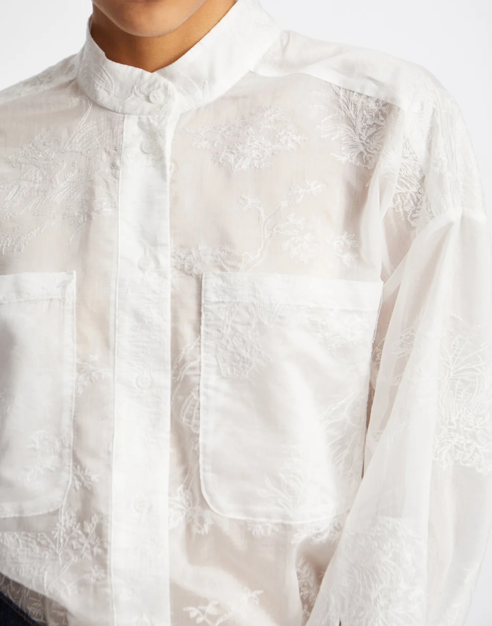 Bluse FORTUNATO white