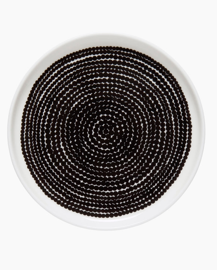 Kleiner Teller RÄSYMATTO white/ black