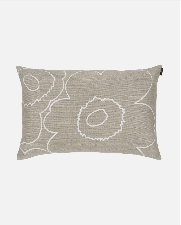 Kissenbezug PIIRTO UNIKKO 40x60cm sand/ white