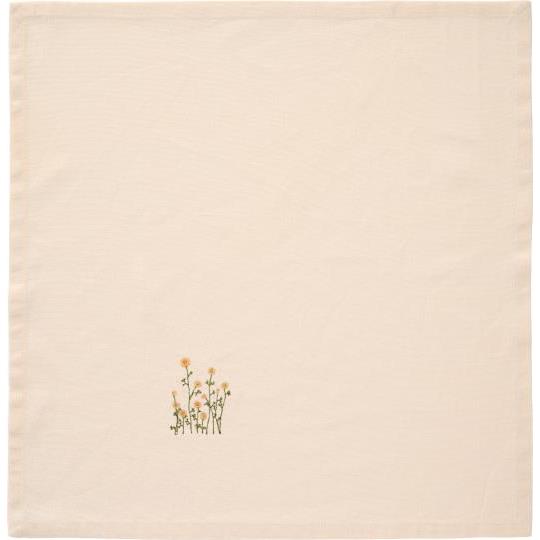 Stoffserviette Flora butter cream