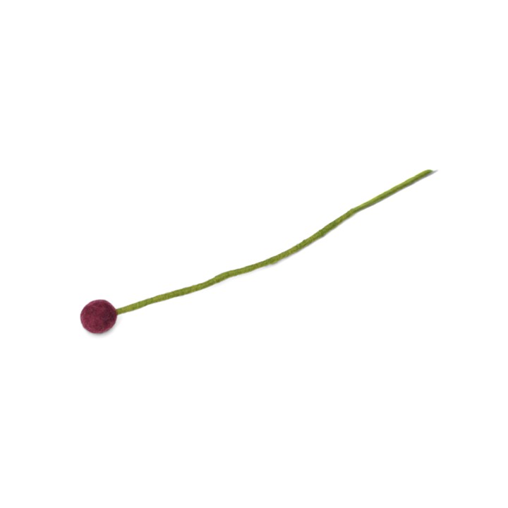 Filzblume violett Ø 2 cm