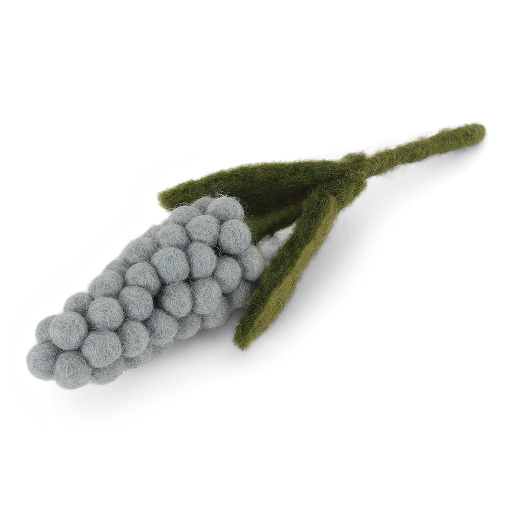 Filzblume Trauben-Hyacinthe hellblau
