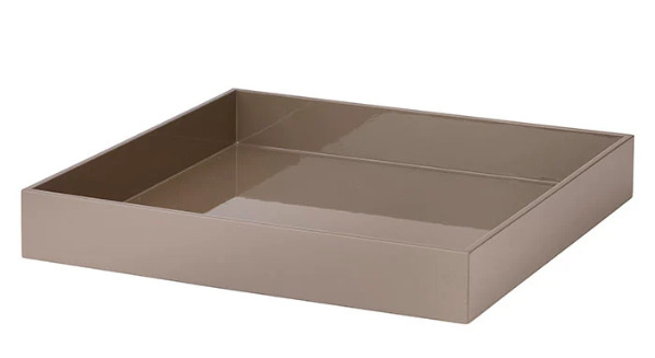 Tablett Quadratisch walnuss