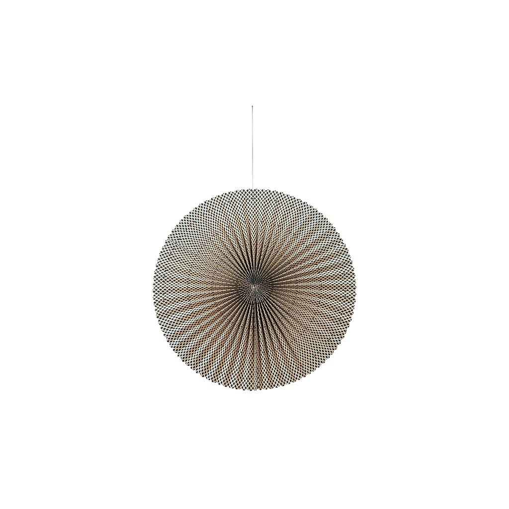 Papierrosette Stella L Forest green/natural