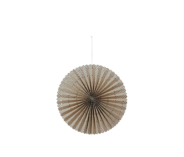 Papierrosette Stella M Forest green/ Natural