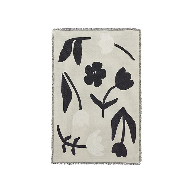 Decke Rosita Black/ Off White