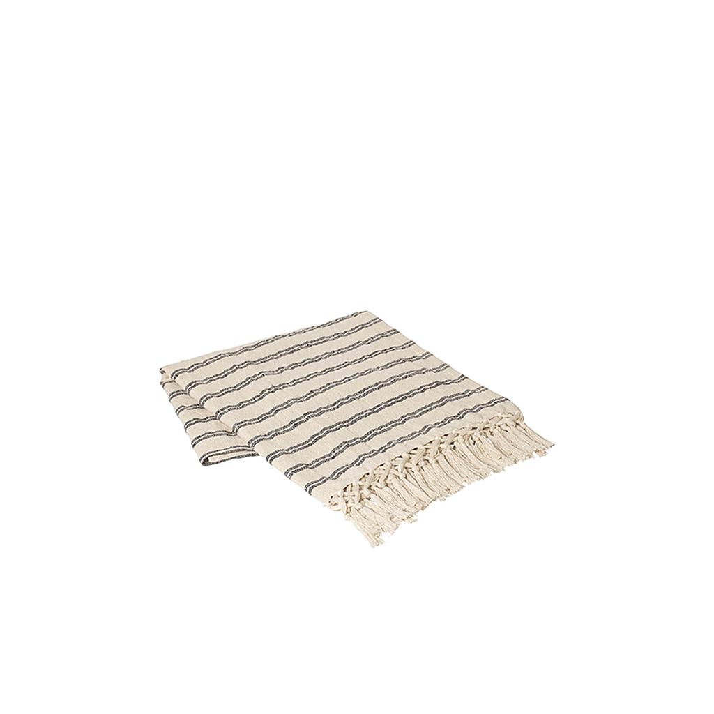 Decke Elly Black/ Natural