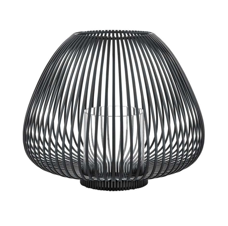 Laterne LYVA black M