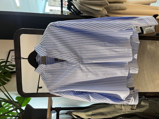 Bluse Lismore block stripes skylar/ white