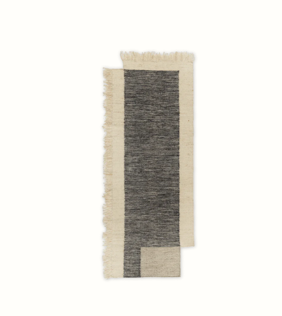Teppich COUNTER RUNNER charcoal/off-white