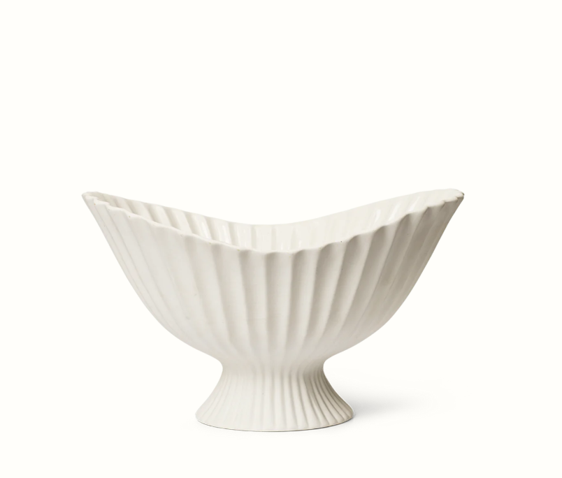 Schale/Centerpiece FOUNTAIN off white