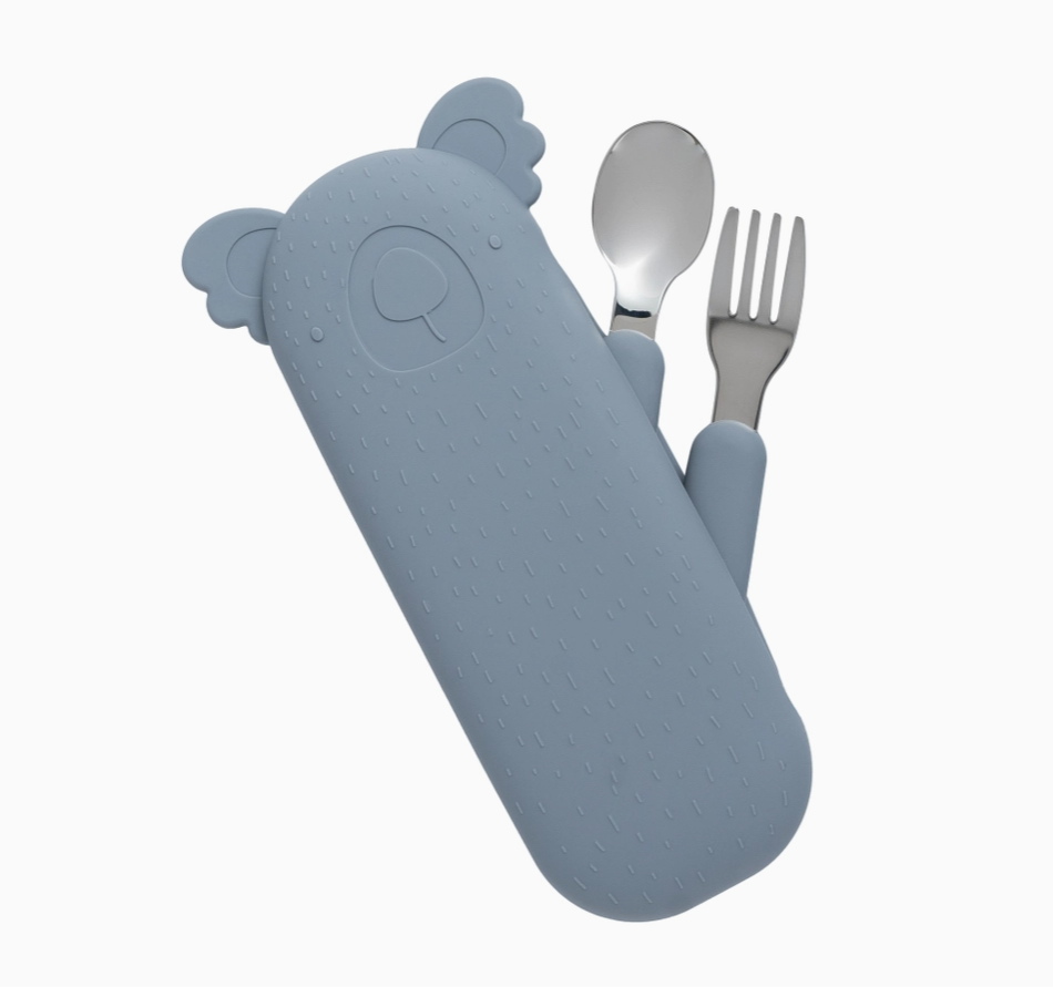 Besteckset ZOE THE KOALA smokey blue