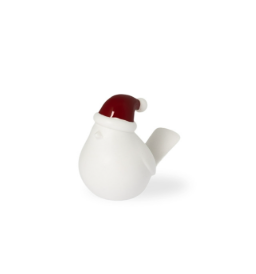 Vogel Elin medium weiß/rot